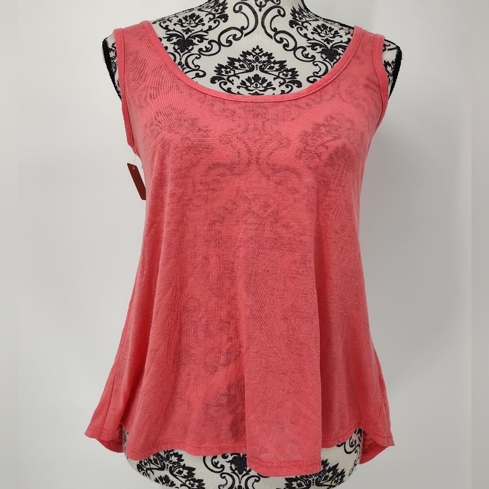 Rue21 Coral Flowy Tank Top Women's Size Medium